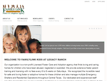 Tablet Screenshot of familylinkkids.com